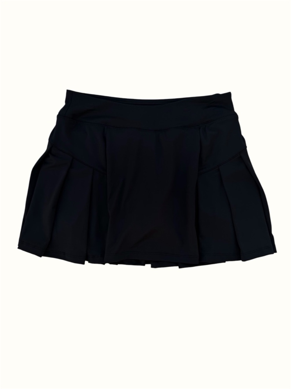 Tek Gear Black DryTek Pleated Activewear Skort, Women’s Medium